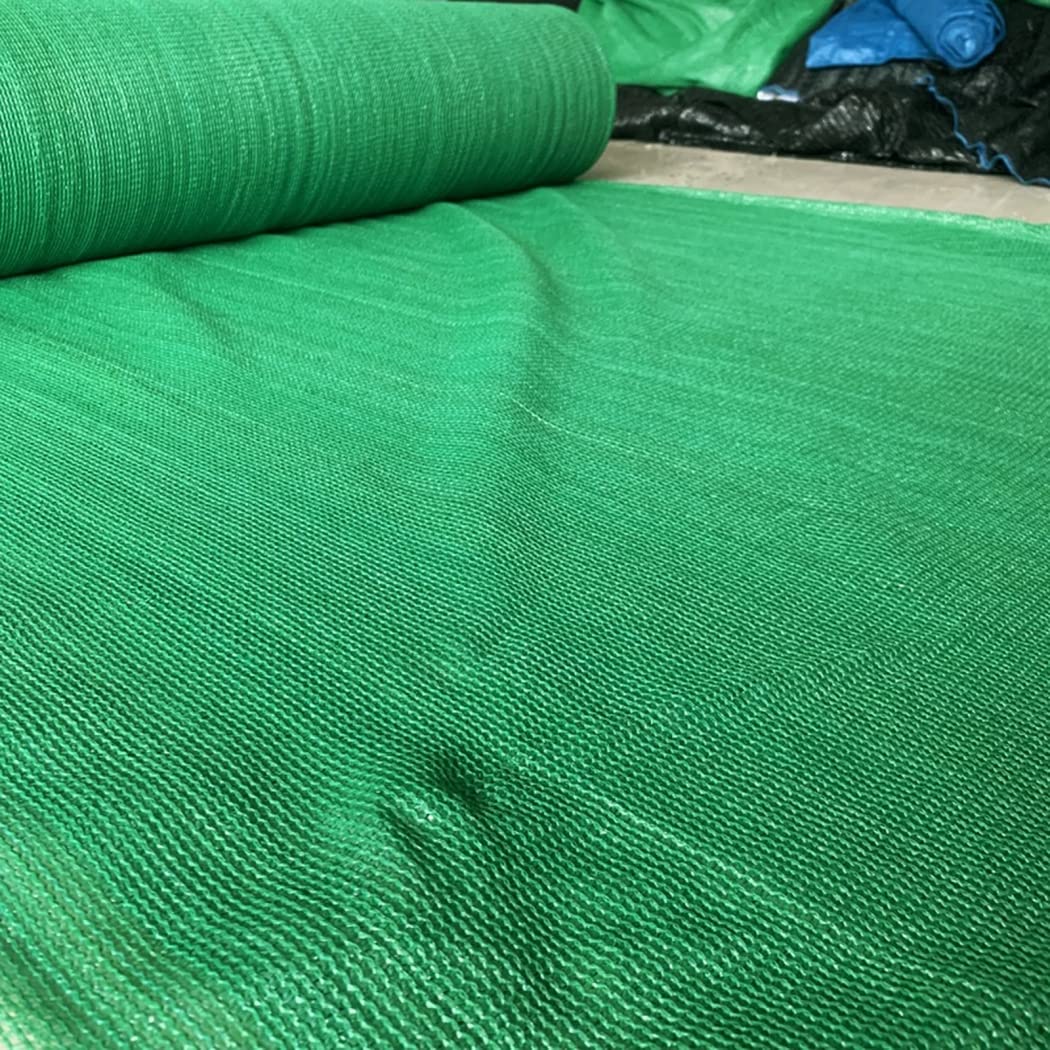 Premium Green Shade Net - 6x10m (19.69x32.81ft) UV Resistant Garden Mesh with Brass Grommets for Plant Cover, Greenhouse, Chicken Coop - Windproof & Tear-Resistant Privacy Screen Fabric - Perfect for Outdoor Shade, Fence Protection, and Agricultural Use