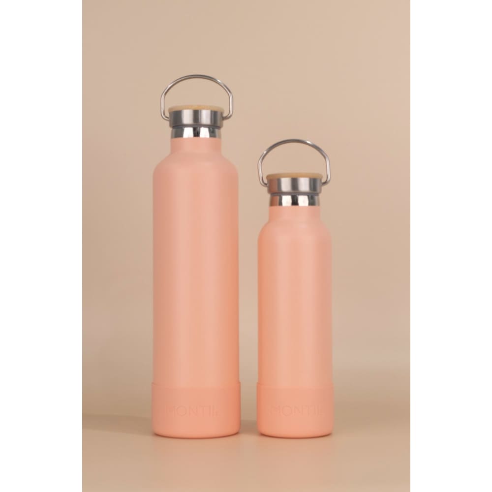 Montii Co. Mega 1000ml Insulated Stainless Steel Water Bottle - Dishwasher Safe, Leak Proof, BPA Free - Perfect for Gym, Hiking, Travel & Office Use