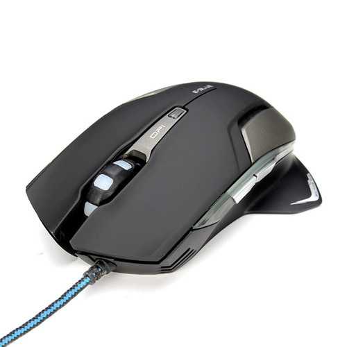 E Blue Mazer II Wired Gaming Mouse with Adjustable DPI (500/1200/800/2500) - Perfect for PC Gaming, Office Work & Professional Esports