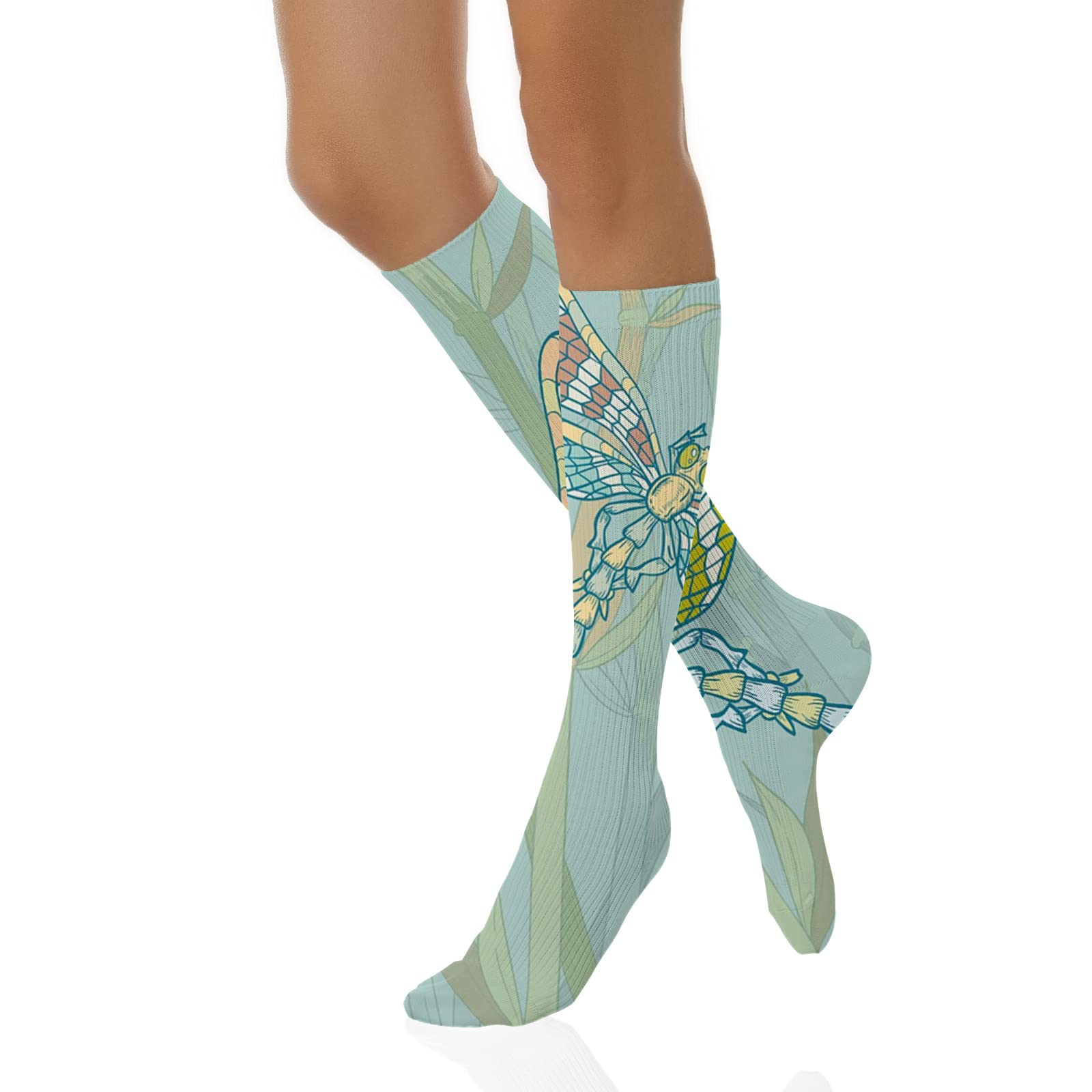 Funny Compression Socks for Women & Men - Winter Warm Socks for Improved Circulation, Running, Athletic & Nurse Work - Perfect for Sports, Work & Daily Comfort