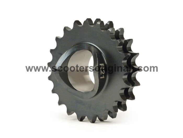 Lambretta 21 Tooth Front Sprocket - BGM High-Performance Replacement Part for Scooter & Motorcycle Upgrades
