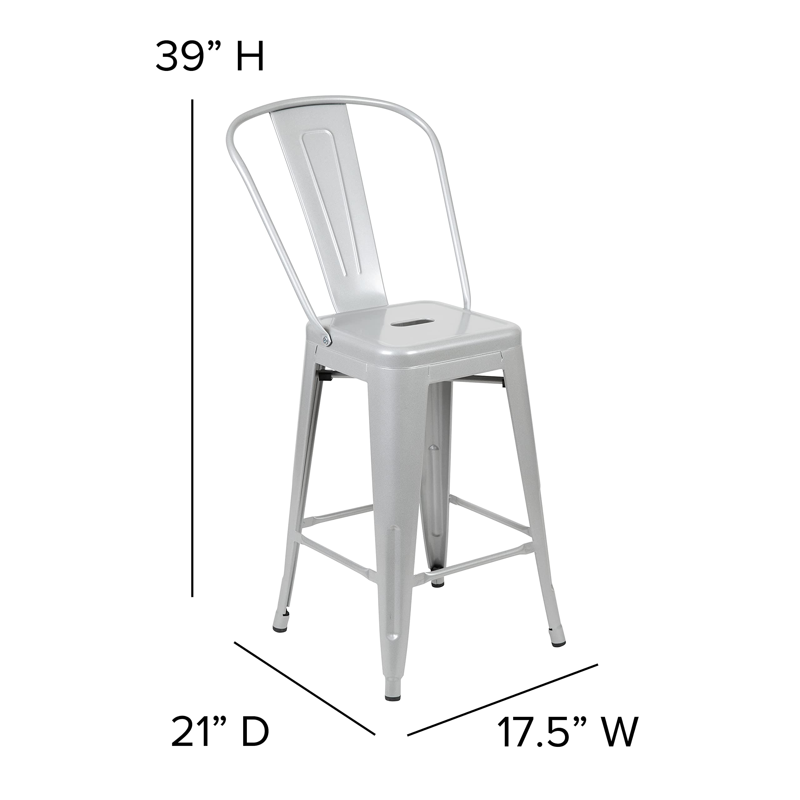 Flash Furniture Lily 4-Pack 24