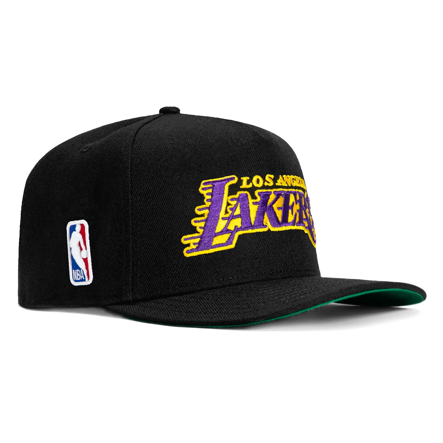 New Era 9Seventy Los Angeles Lakers Alternate Stretch Snapback Hat - Black, Purple & Gold | NBA Basketball Fan Gear for Men & Women | Game Day, Streetwear & Casual Outfits