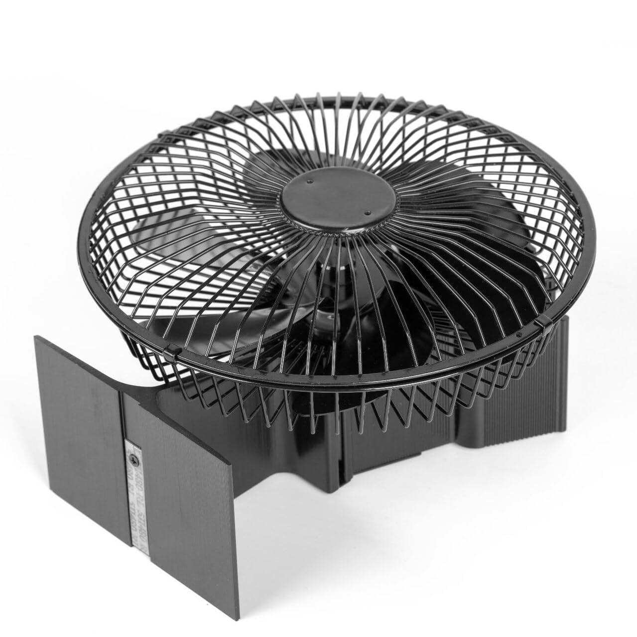Efficient Heat Powered Fireplace Fan - Silent Wood Stove Fan with Hood for Home, Kitchen & Camping | Low Energy Consumption, Quiet Operation & Warm Air Circulation for Cozy Heating