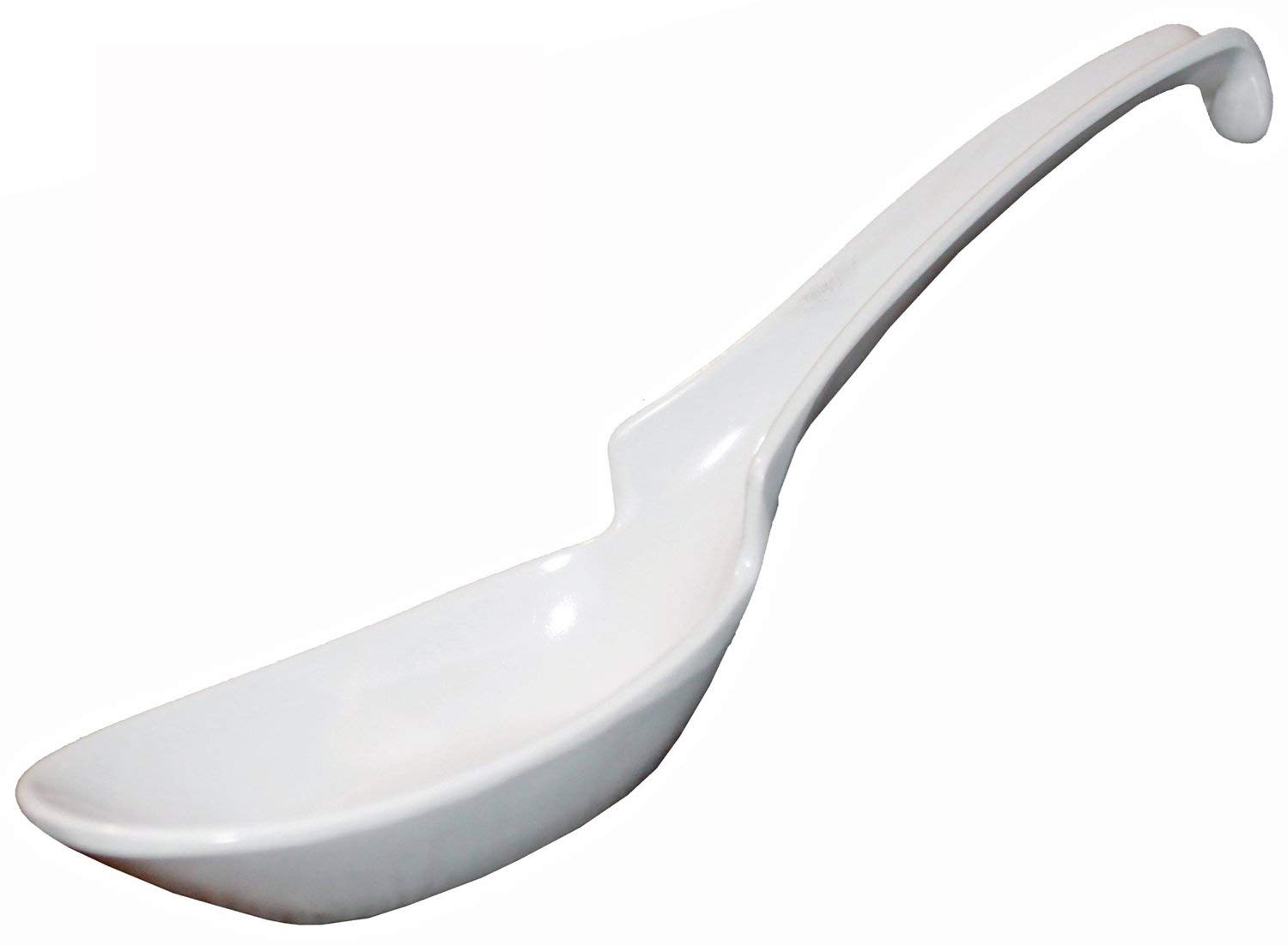 Premium 12-Pack Japanese Soup Spoons - 6.25 Inch White Chinese Wonton Pho Ramen Dinner Spoons | Ideal for Asian Cuisine, Noodle Soups, Rice Bowls & Home Dining