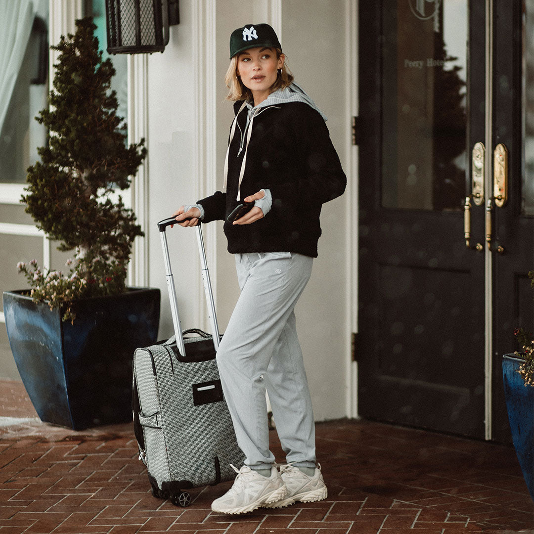 Everywhere Joggers for Women - Soft Heather Grey Lounge Pants for Running, Yoga & Casual Wear | Comfortable Athletic Sweatpants