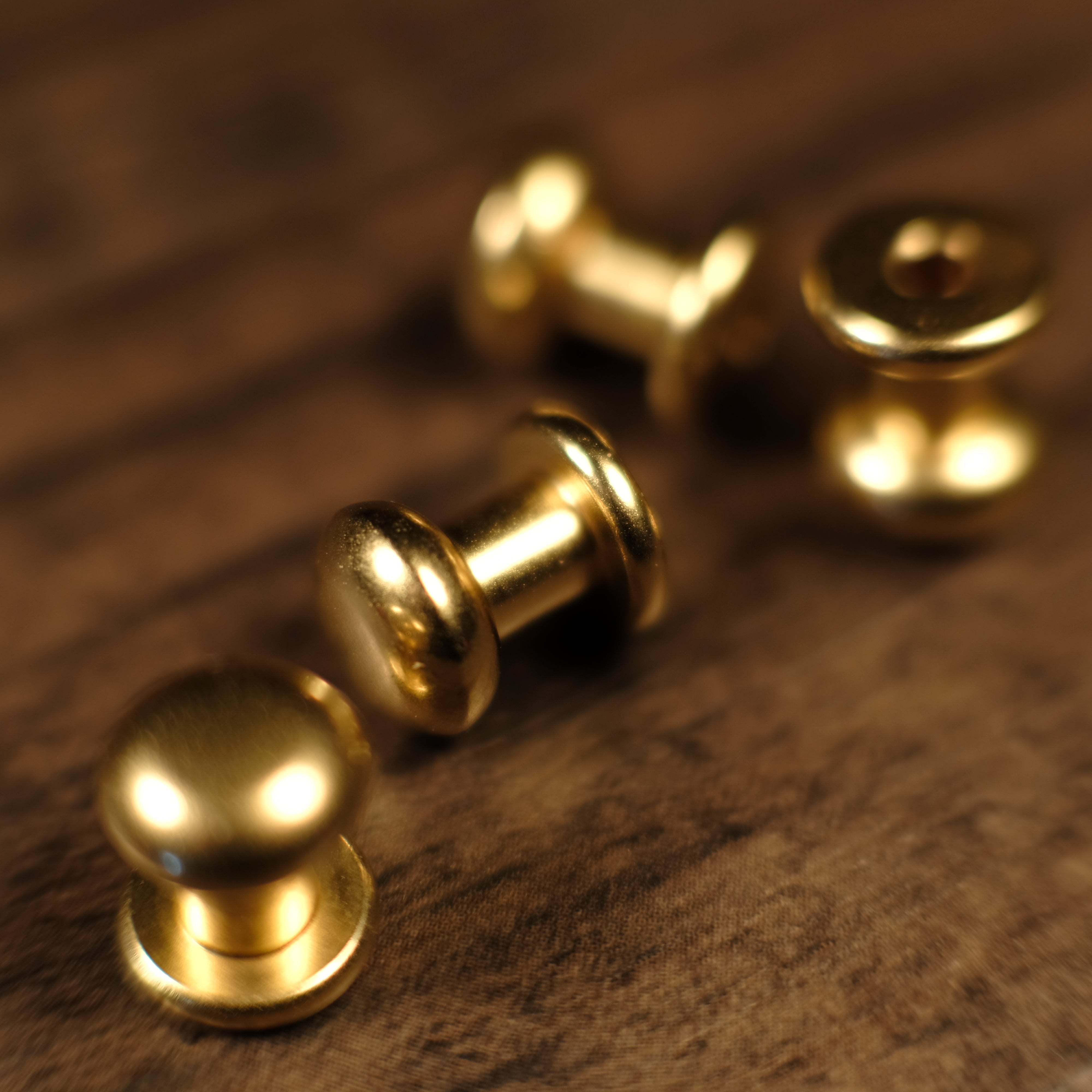 B20 Solid Brass Collar Button Stud for Dress Shirts - Classic & Durable Men's Fashion Accessory for Formal Wear & Business Attire