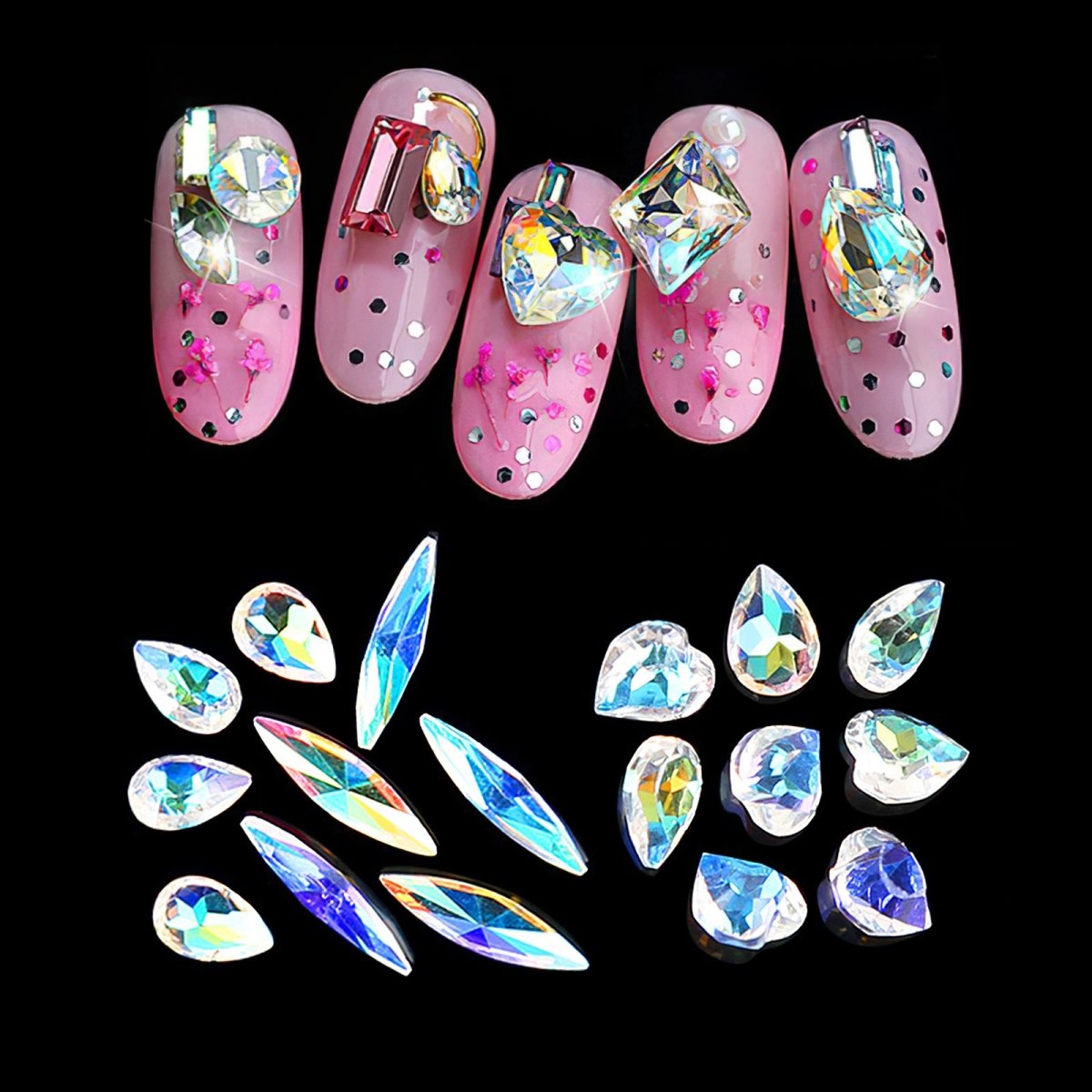 Rhinestones for Crafts & DIY - Sparkling Gems for Jewelry, Clothing, Nail Art & Home Decor | Bulk Wholesale