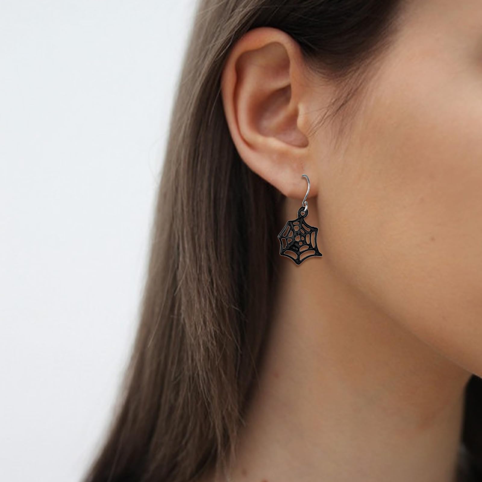 Halloween Earrings for Women - Bat, Cat, Witch, Spider Web, Skull & Pumpkin Dangle Earrings Set | Spooky Jewelry for Halloween Costume & Party Outfit Accessories