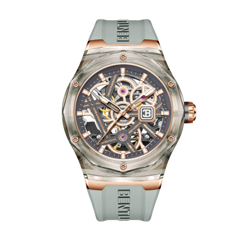 Bentley The Cynosure Collection Grey Men's Watch BL 60 12 - Luxury Chronograph Timepiece for Business & Formal Occasions
