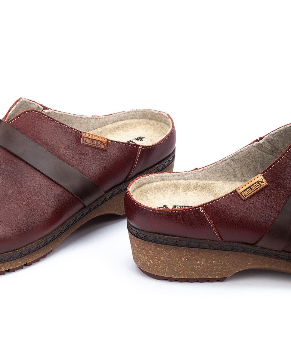 PIKOLINOS Women's Leather Clogs - Comfortable Granada Slip-On Shoes for Casual Wear, Walking & Errands