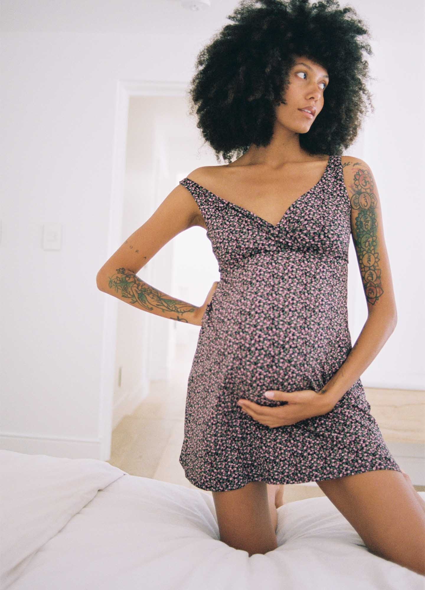 The Dream Feed Nursing Nightie - Soft & Comfortable Maternity Sleepwear for Breastfeeding Moms - Perfect for Nighttime Nursing and Cozy Sleep