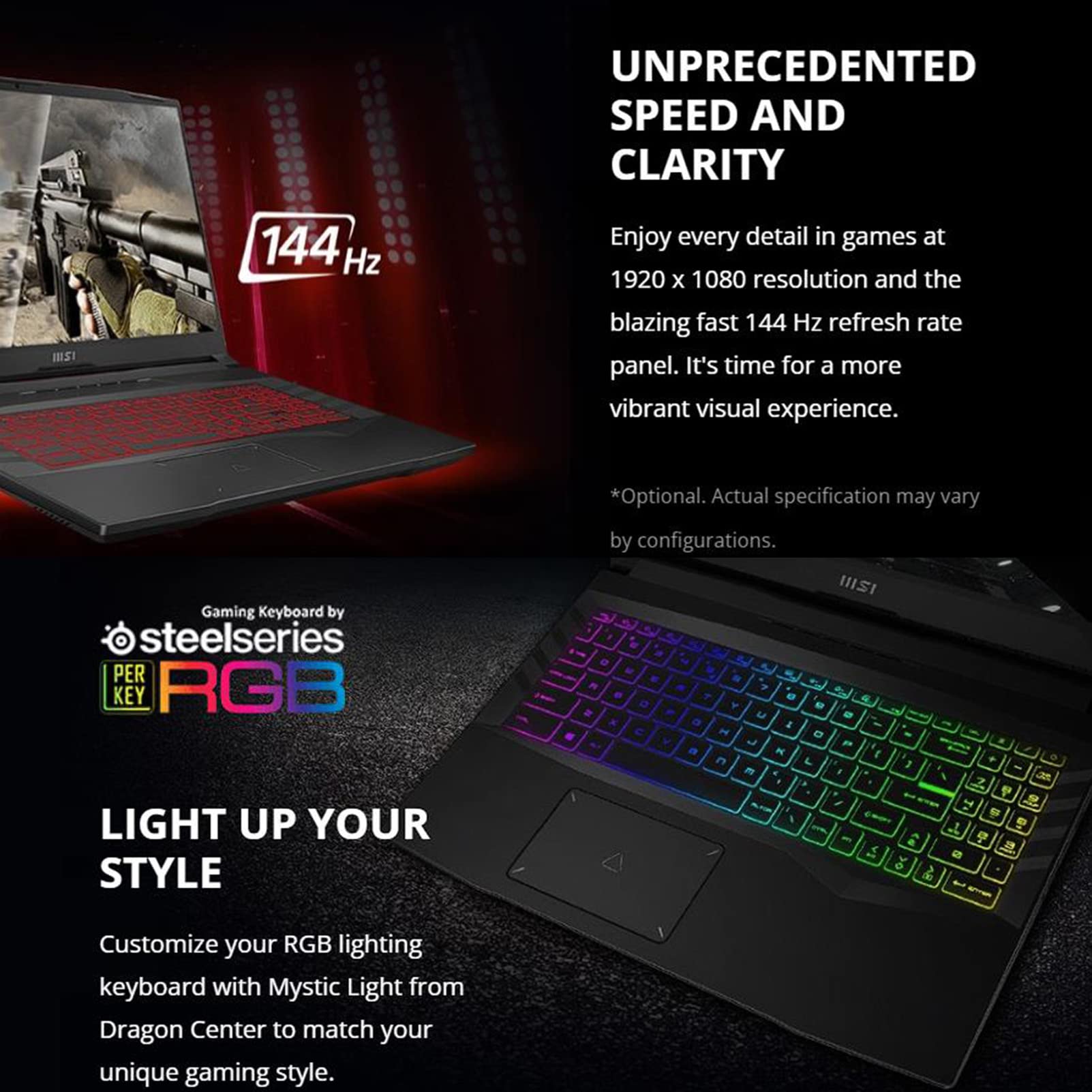 MSI Crosshair 15 Gaming Laptop - 15.6