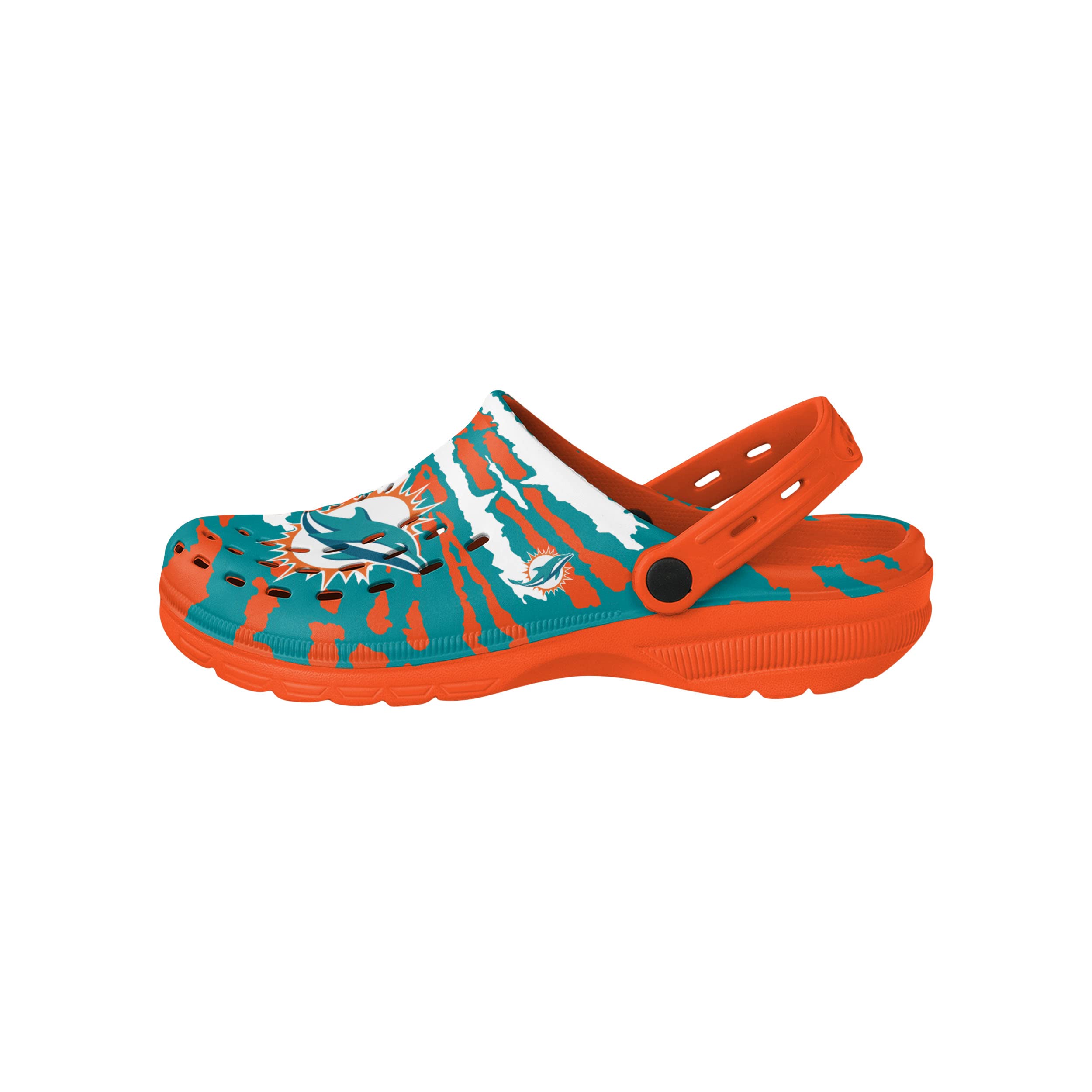 **FOCO Men's NFL Team Logo Sandals - Comfortable Water & Garden Shoes, Non-Slip Slippers for Beach, Pool, and Outdoor Activities**