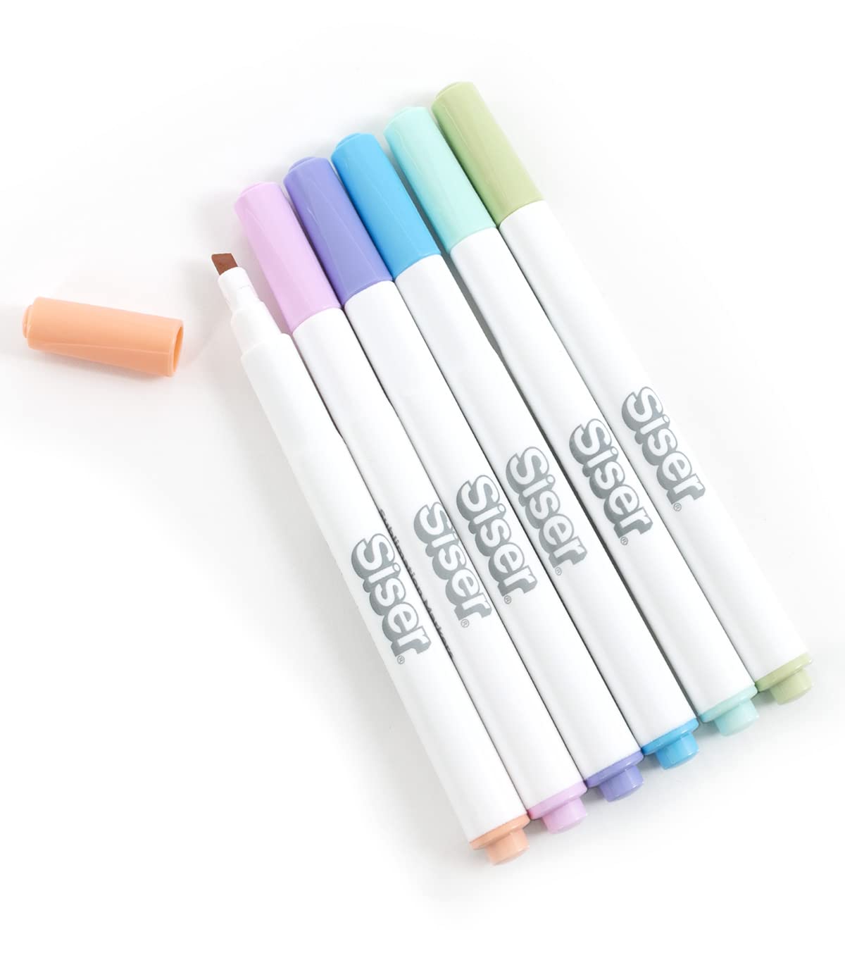 Siser Sublimation Markers - Pastel & Black Iron-On Heat Transfer Marker Sets for DIY T-Shirts, Tote Bags & Apparel Customization | Perfect for Crafting, Personalized Gifts & Small Business Projects