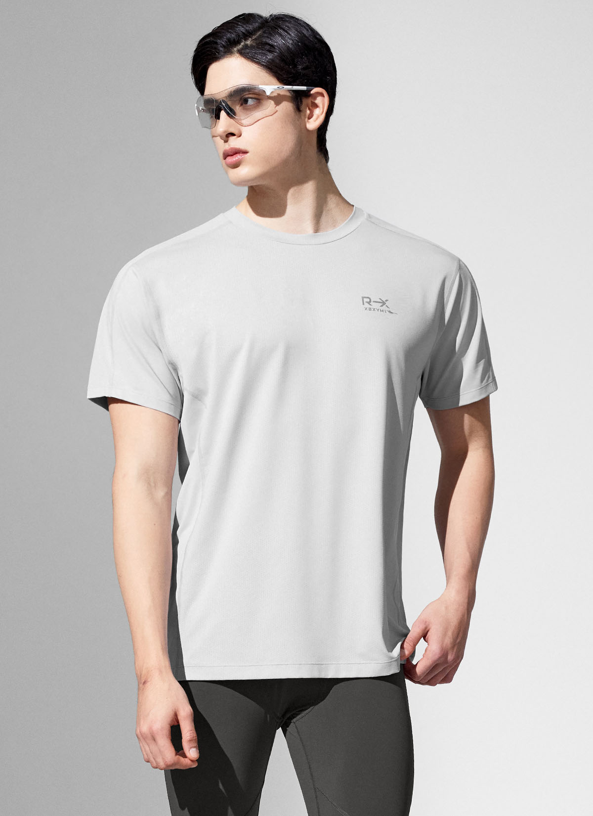 RX Aero Mesh Short Sleeve Men's Running Shirt - Lightweight Breathable Athletic Top for Jogging, Gym & Outdoor Sports