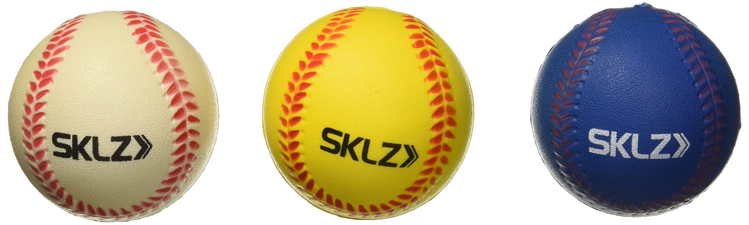 SKLZ Foam Training Baseballs - 6 Pack Soft Practice Balls for Kids & Adults - Perfect for Indoor, Backyard & Baseball Drills