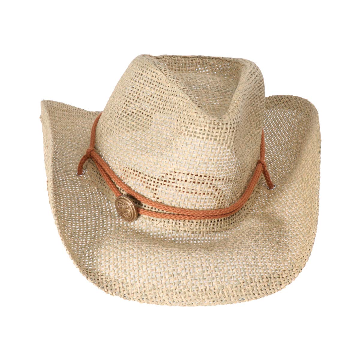 Stylish Khaki Straw Visor Hat for Women - Sun Protection Bucket Hat with Wide Brim - Perfect for Beach, Fishing, and Outdoor Summer Activities