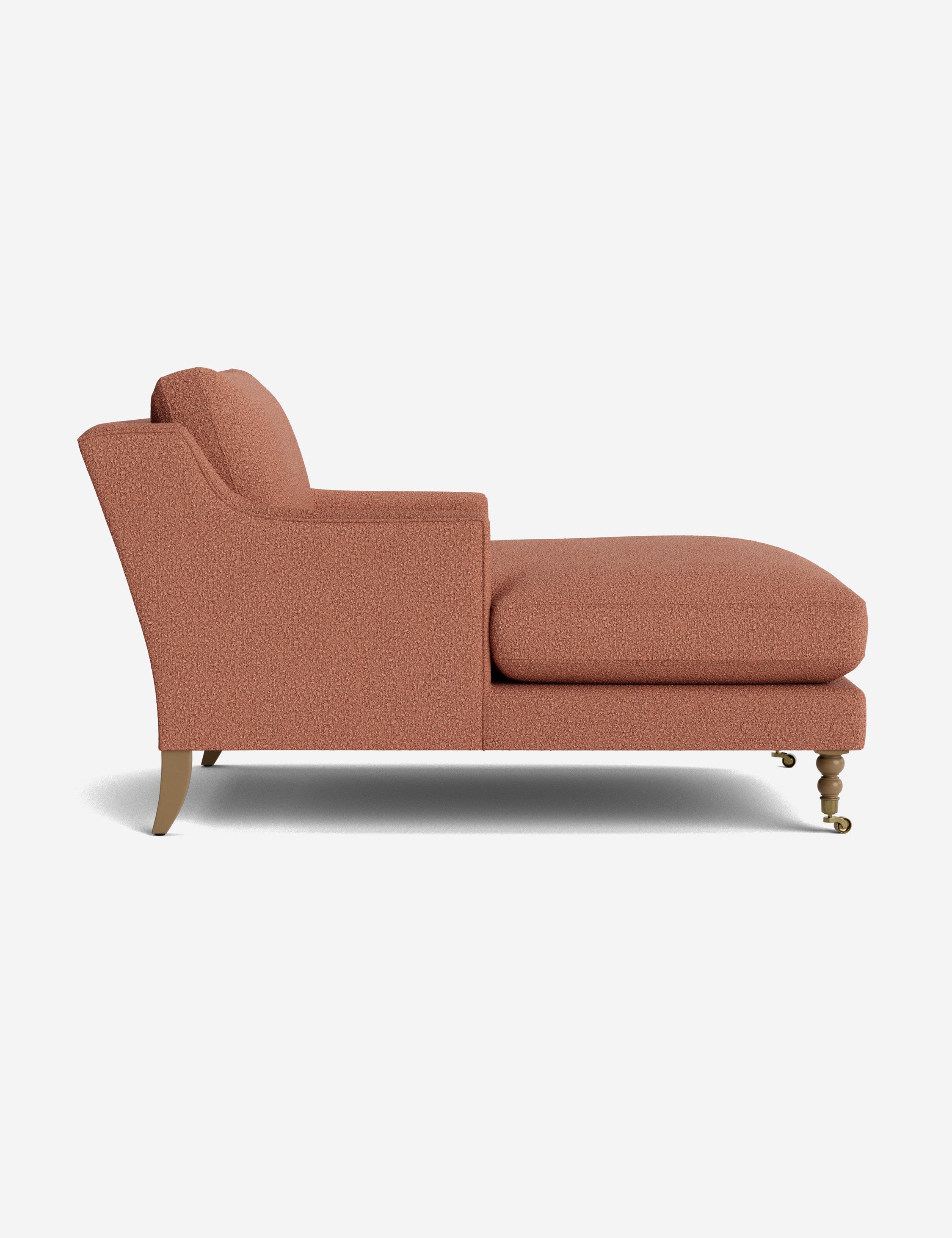 Fabienne Chaise Lounge Chair - Modern Accent Chair for Living Room, Bedroom & Office - Stylish Mid-Century Design with Upholstered Seat and Wooden Legs - Perfect for Relaxing, Reading & Home Decor