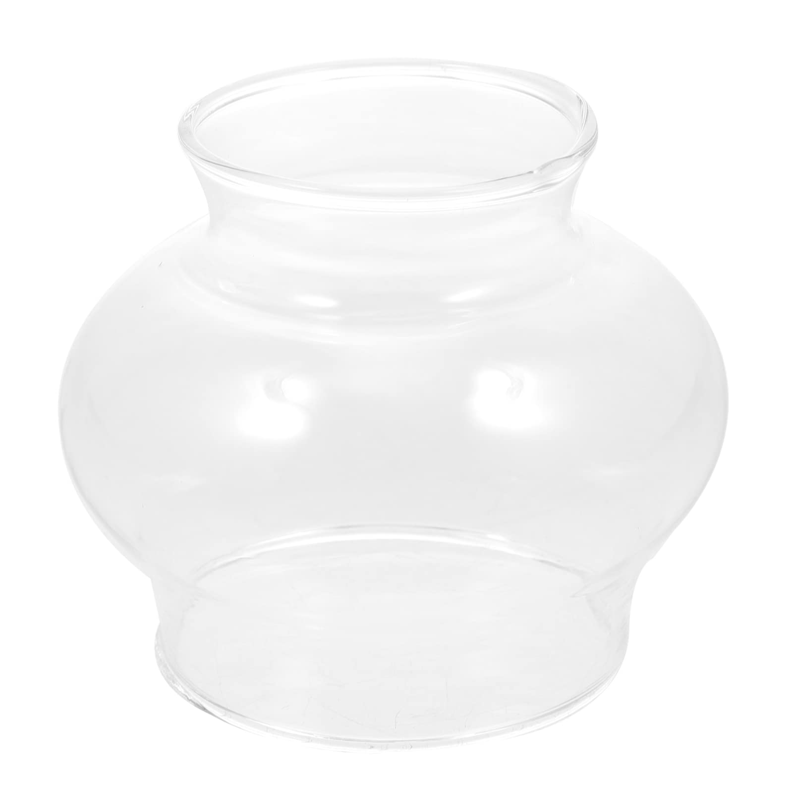 NOLITOY Clear Glass Cylinder Chimney Tube - Oil Lamp Shade, Kerosene Lamp Shade, Candle Holder Sleeve with Open Ends - Perfect for Vintage Decor, Farmhouse Lighting, and Emergency Power Outages