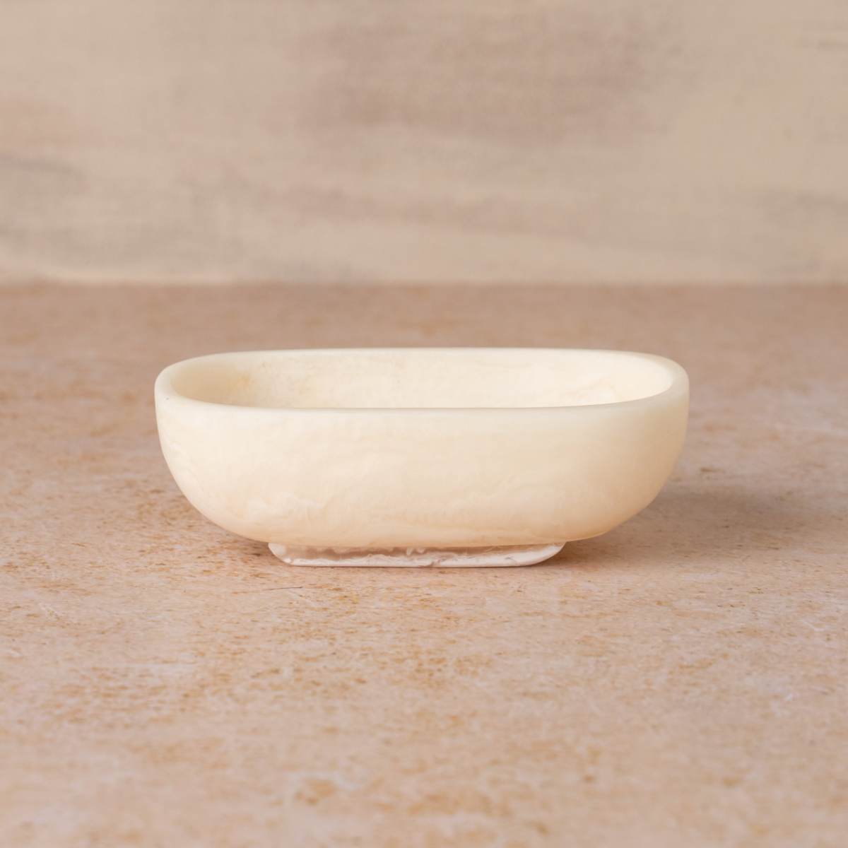 Flow Resin Soap Dish with Drainage - Marshmallow Design for Bathroom, Kitchen Sink, or Shower - Stylish and Functional Soap Holder for Home Decor