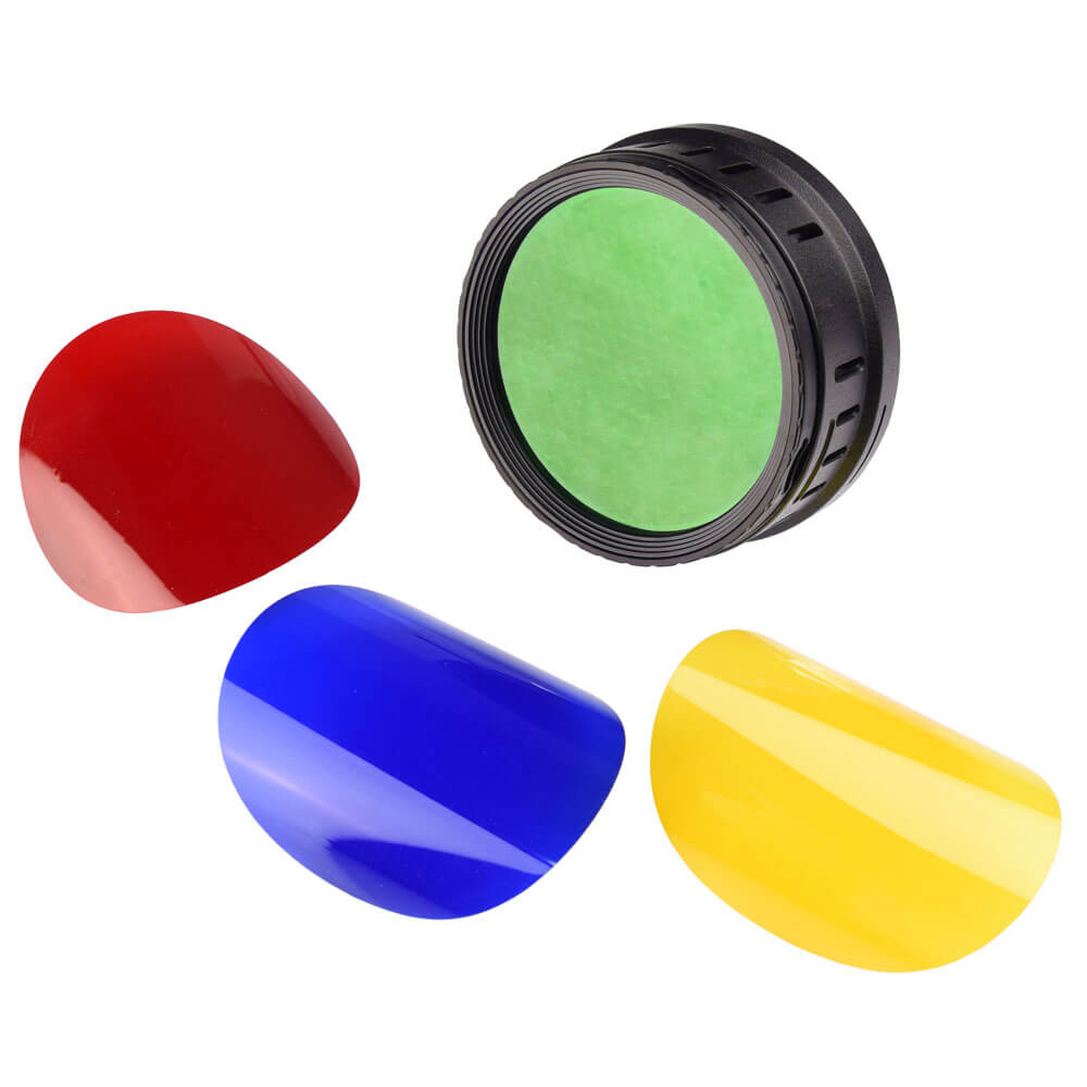 AD400Pro Barndoor Kit - 4 Leaf Light Control for Outdoor Photography & Studio Flashes | Perfect for Portraits, Product Shots & Creative Lighting Effects