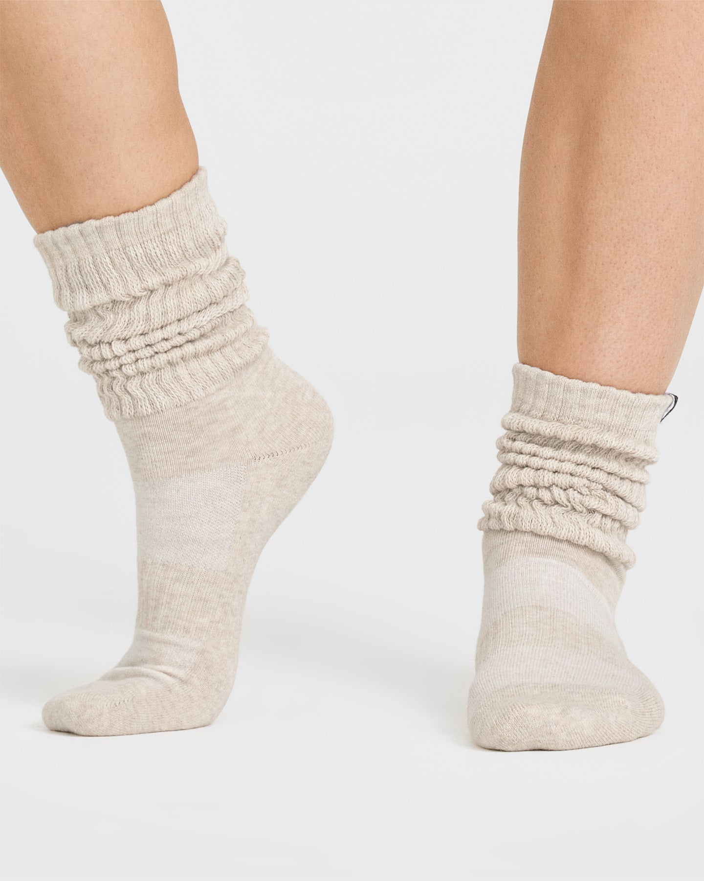Cozy Slouchy Socks 3-Pack - Soft Winter Socks for Women & Men in Alpine Green, Sand & Grey - Perfect for Lounge, Home & Cold Weather Comfort