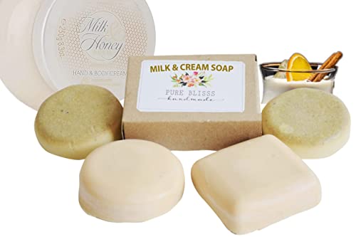 Milk & Honey Vitamin E Cream for Glowing Soft Skin - 100g (Pack of 4) | Hydrating & Nourishing Face & Body Moisturizer for Dry Skin - Perfect for Daily Skincare Routine & Night Care