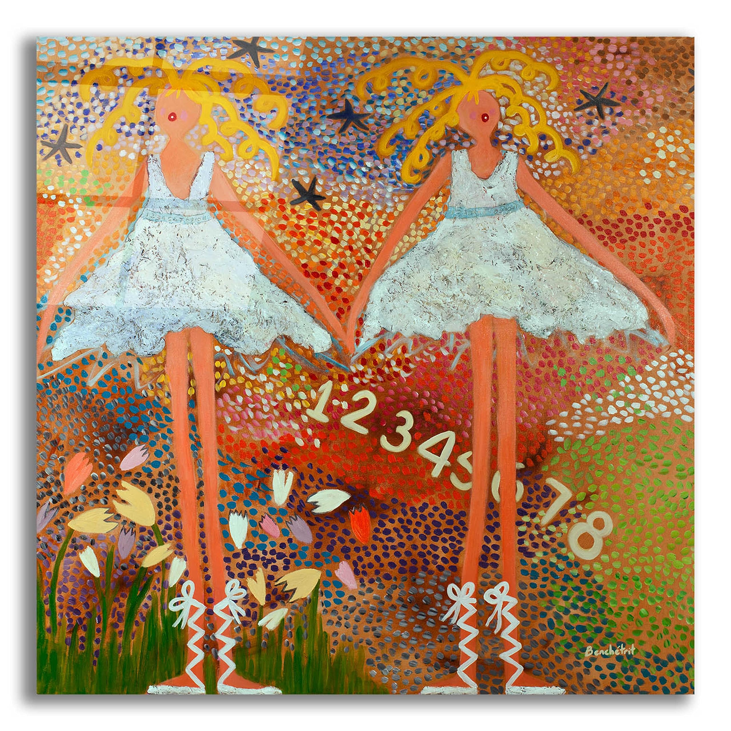 Desert Dance Acrylic Glass Wall Art by Caroline Benchétrit - 12