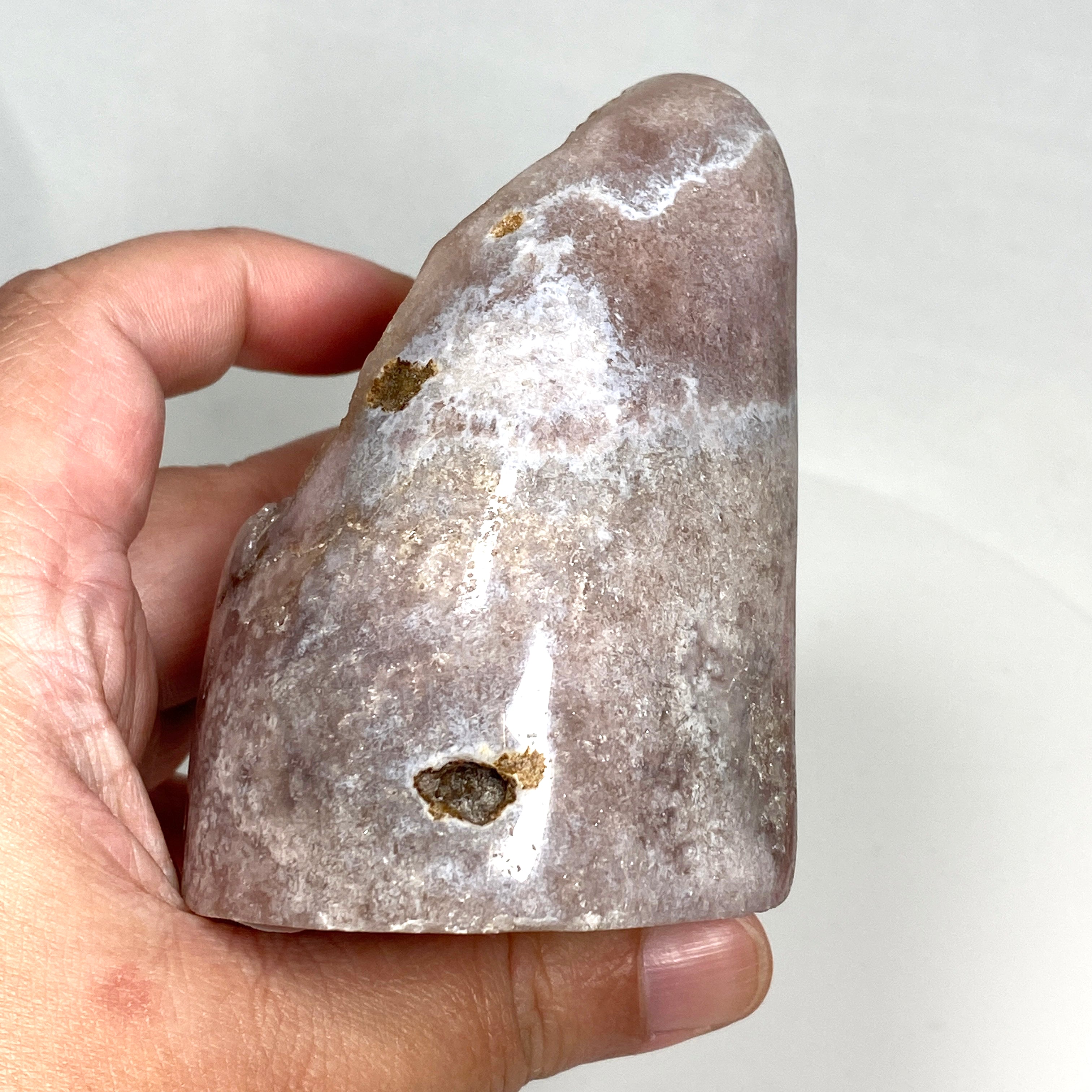 Natural Pink Amethyst Freeform Stone - Healing Crystal for Meditation, Yoga & Home Decor - PAF 04 Gemstone Specimen