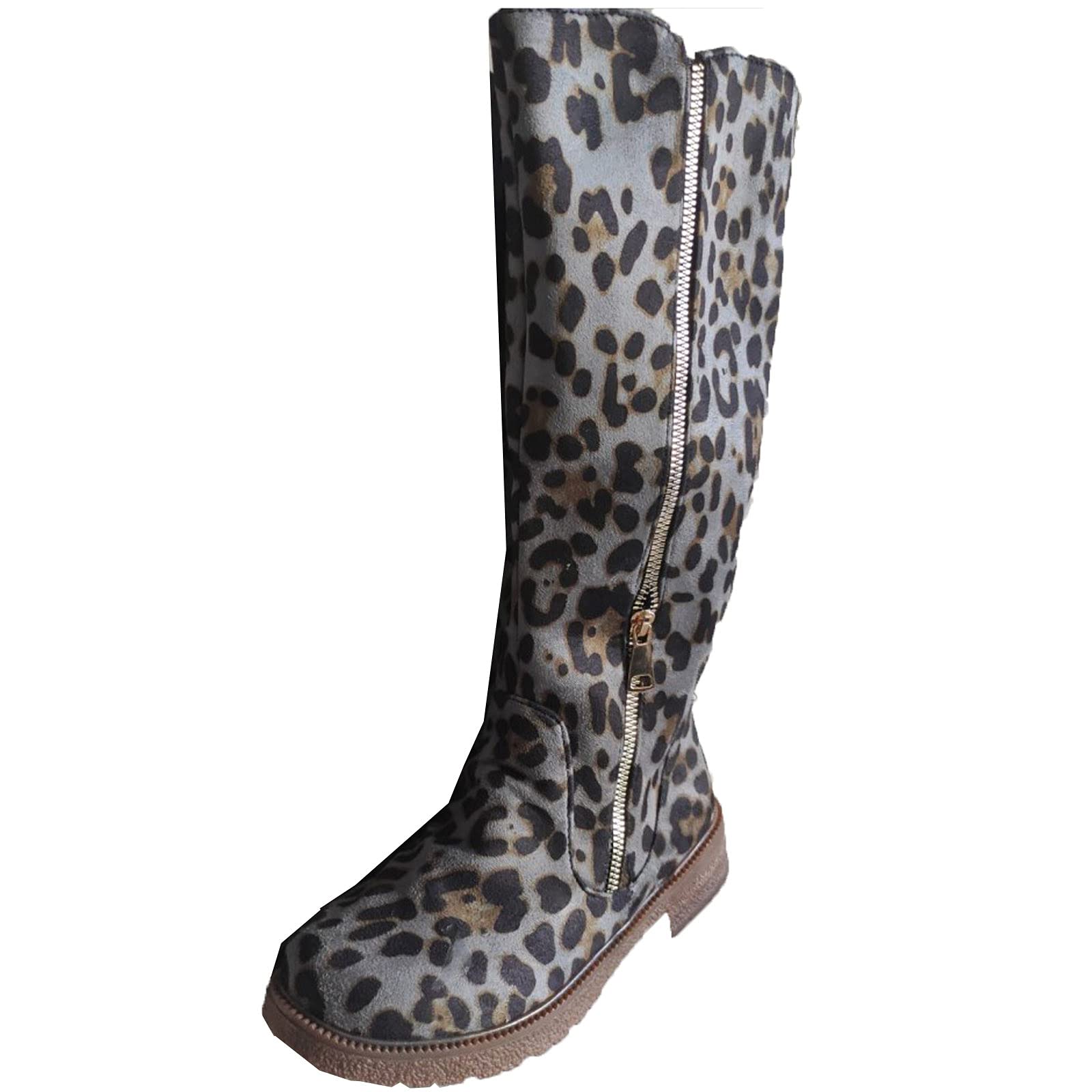 **Vintage Women's High Top Long Fashion Boots - Suede Knight Boots with Square Heels for Casual Wear | Comfortable & Stylish for Fall, Winter & Everyday Outfits**