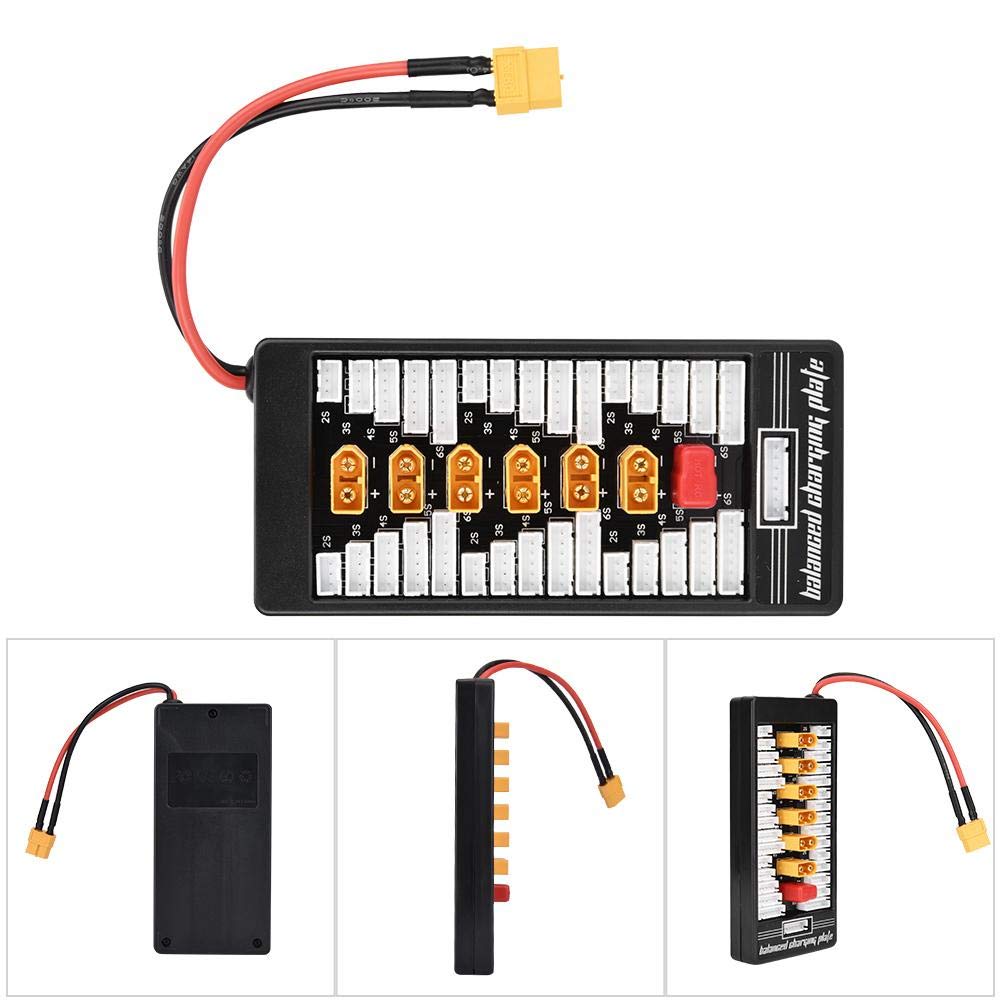 XT60 Plug 2S-6S Lipo Battery Parallel Charging Board for RC Battery Charger B6AC A6 720i - Multi Parallel Charging Board for RC Drones, Cars, and Airplanes - Fast and Safe Charging Solution