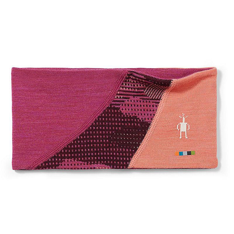 Smartwool Thermal Merino Wool Headband for Women & Men - Winter Running, Skiing & Outdoor Activities - Colorblock Design for Warmth & Style