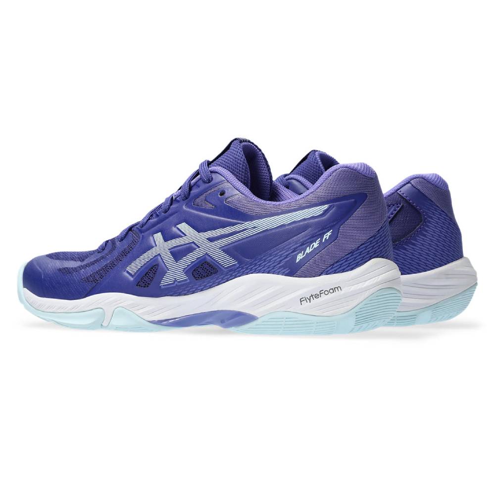 ASICS Blade FF Women's Indoor Volleyball Shoes - Lightweight Court Sneakers for Women with Cushioning (Purple/Blue) - Perfect for Volleyball, Badminton & Indoor Sports Training