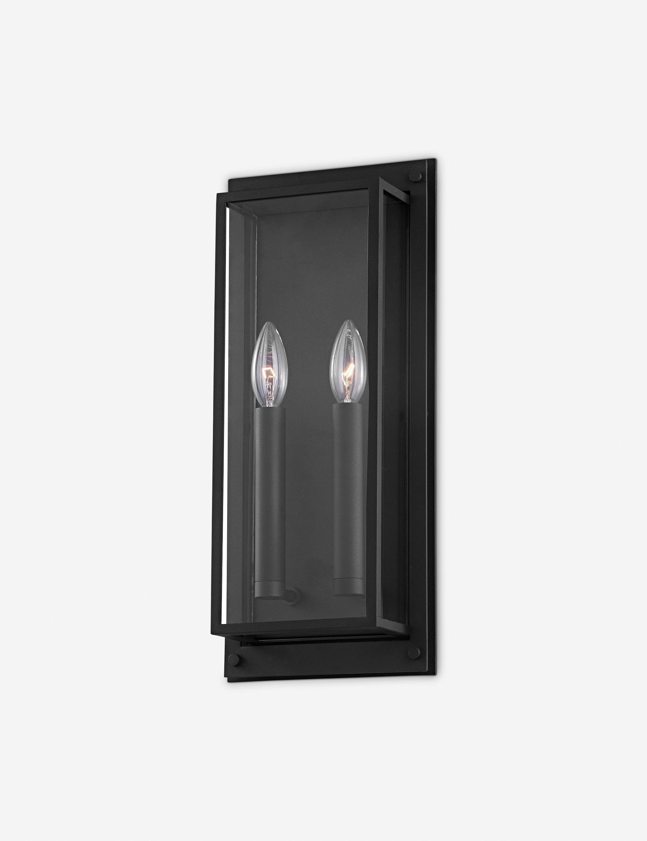 Cliburn Outdoor Wall Sconce Light Fixture - Weatherproof Exterior Lighting for Patio, Porch, Garden & Entryway - Elegant Outdoor Wall Lamp with Durable Metal Construction