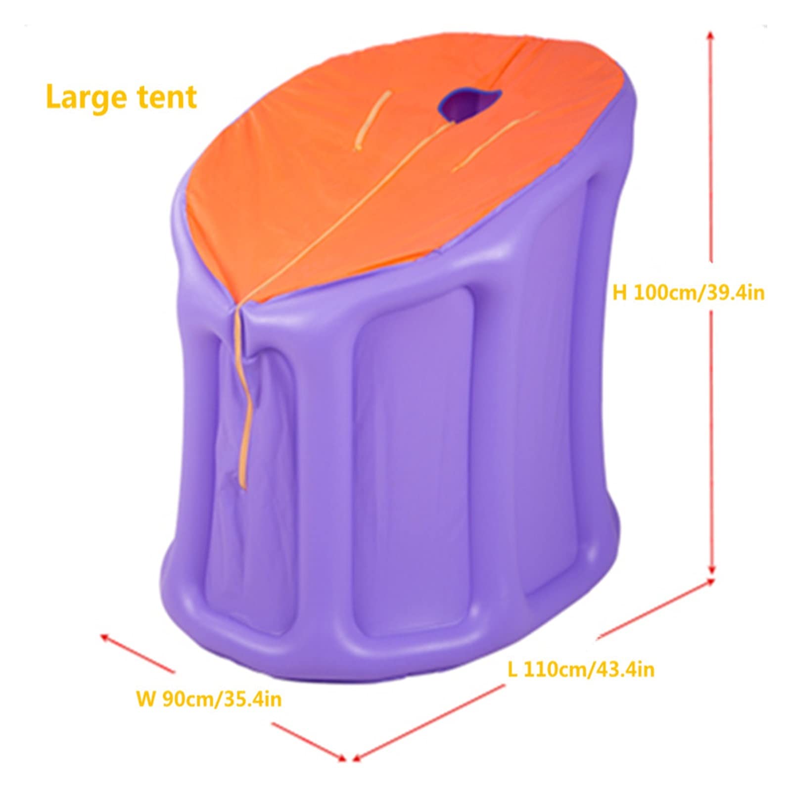 Portable Home Steam Sauna Tent - 4.2L 2000W Inflatable Sauna Room with Accessories for Relaxation & Detox | Perfect for Family Spa, Home Gym & Wellness Retreats