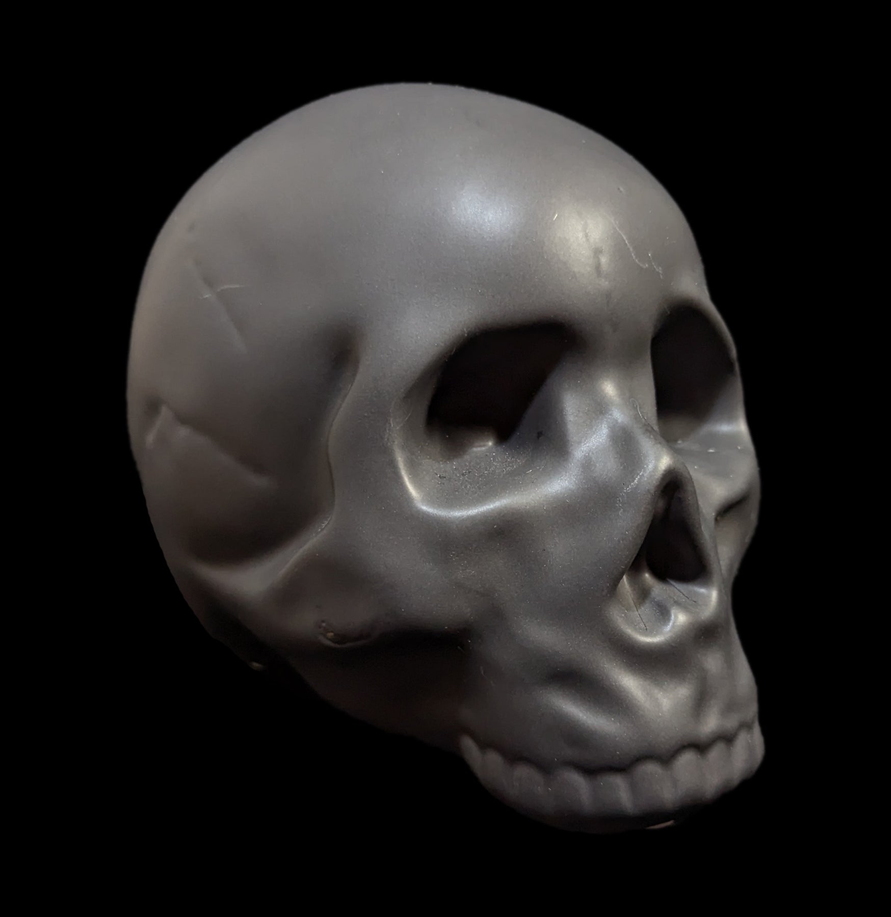 Handmade Stoneware Human Skull Piggy Bank - Unique Money Saving Jar for Halloween Decor, Gothic Home Decor & Coin Collector Gift