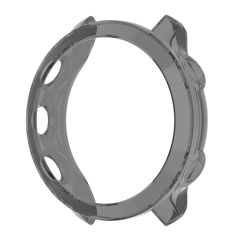 Garmin Forerunner 55 TPU Watch Case - Full Screen Protector for Sports & Fitness (Black)