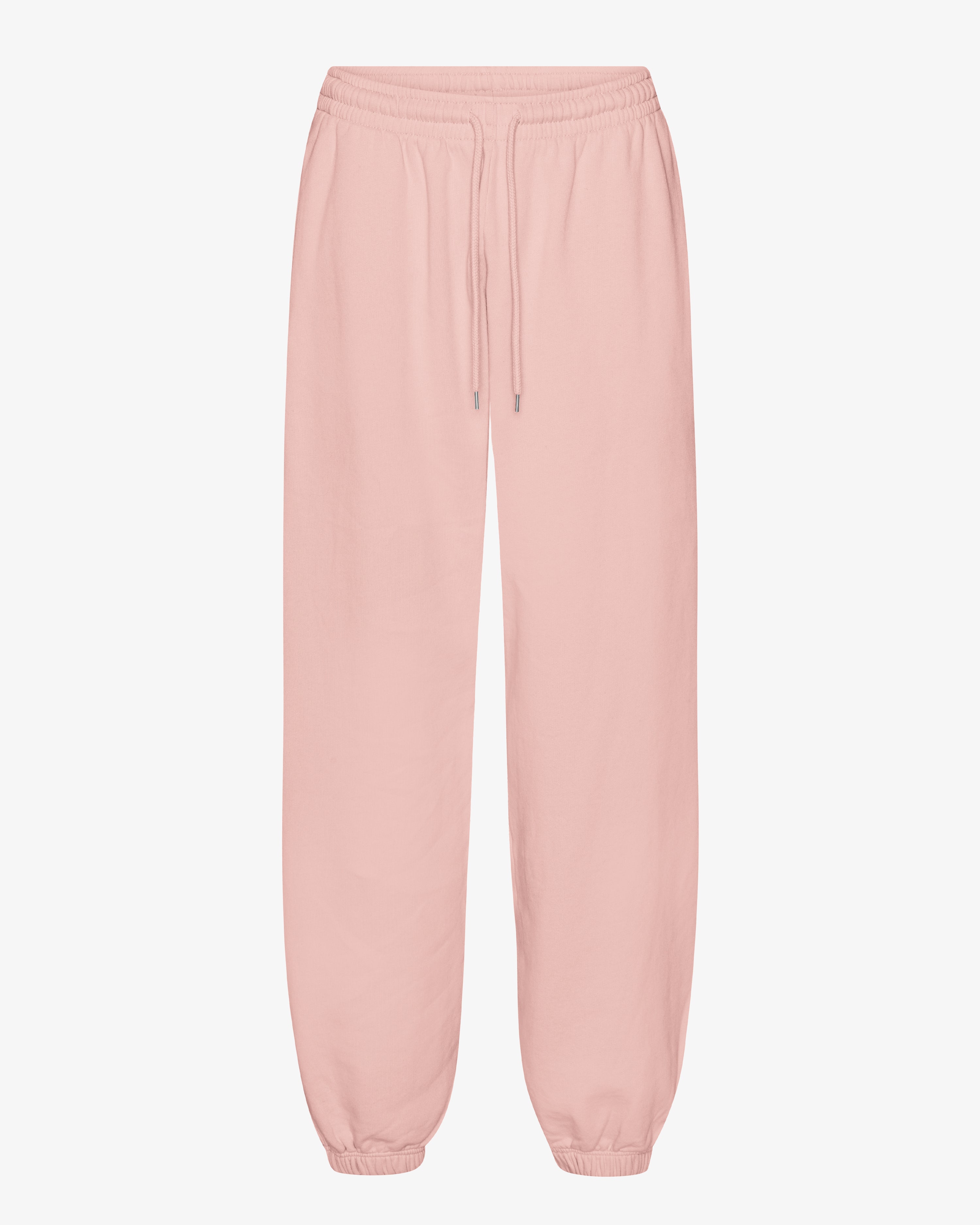 Organic Relaxed Sweatpants for Women - Soft Faded Pink Lounge Pants - Perfect for Yoga, Home Wear & Casual Outfits