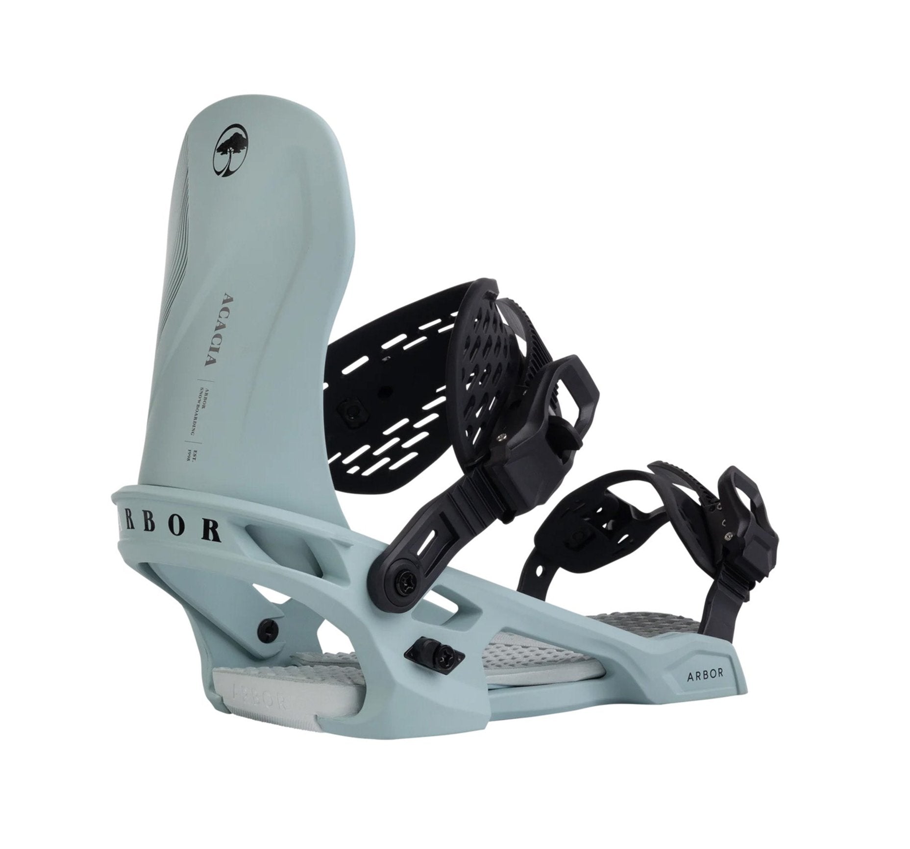 Arbor Women's Acacia Snowboard Bindings 2025 - Lightweight & Responsive for All-Mountain Riding - Perfect for Freestyle and Powder Snowboarding
