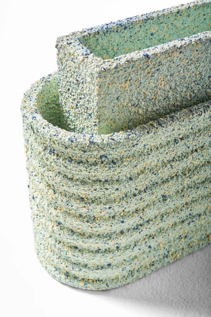 Cimento® Guglie Vase M02 - Modern Ceramic Home Decor for Living Room, Bedroom & Office - Perfect for Flowers, Plants & Stylish Interior Design