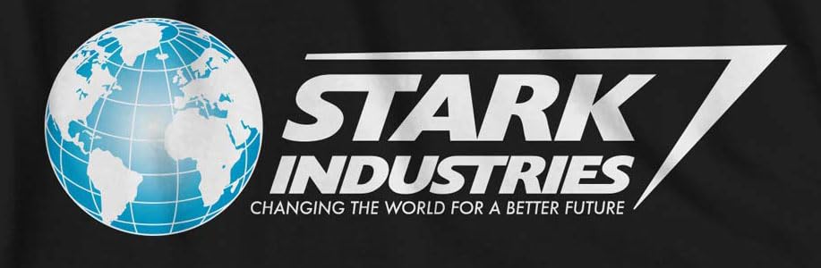 Marvel Iron Man Stark Industries Graphic T-Shirt for Men - Cool Superhero Tee for Fans, Cosplay, Casual Wear & Gifts