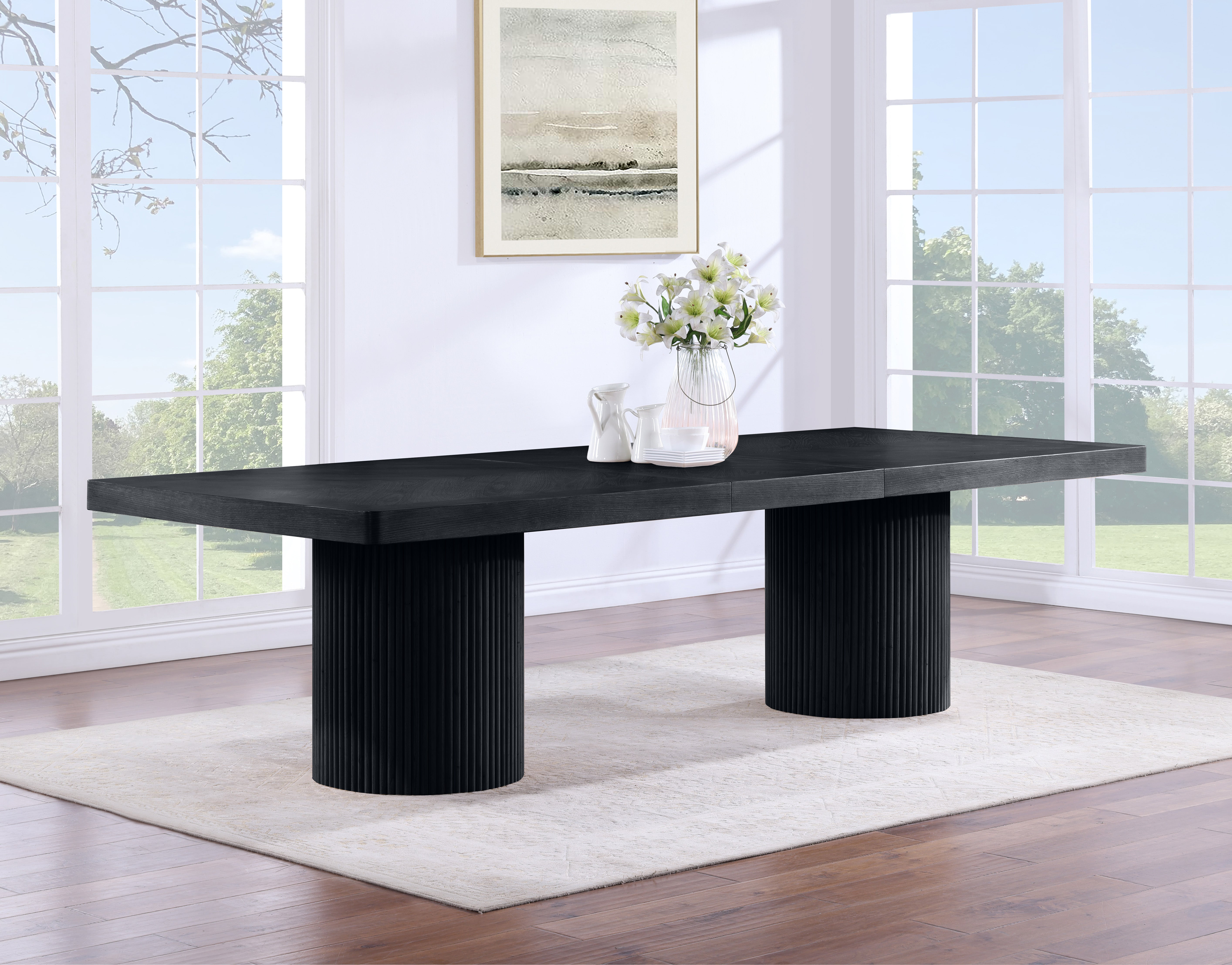 Belinda Dining Table - Modern Wooden Dining Table Set (3-Piece) for Home, Kitchen, and Restaurant Use