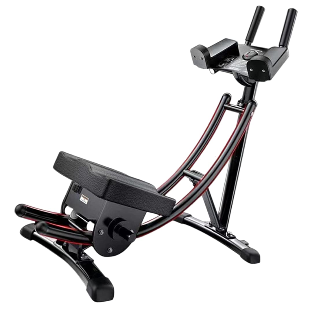 ComMax Adjustable Ab Machine for Home Gym - Foldable Core Workout Equipment for Ab Crunches & Strength Training - Perfect for Home Fitness & Small Spaces