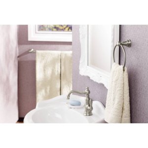 Moen YB8424ORB Weymouth 24-Inch Single Towel Bar in Oil Rubbed Bronze - Perfect for Bathroom, Spa & Home Decor