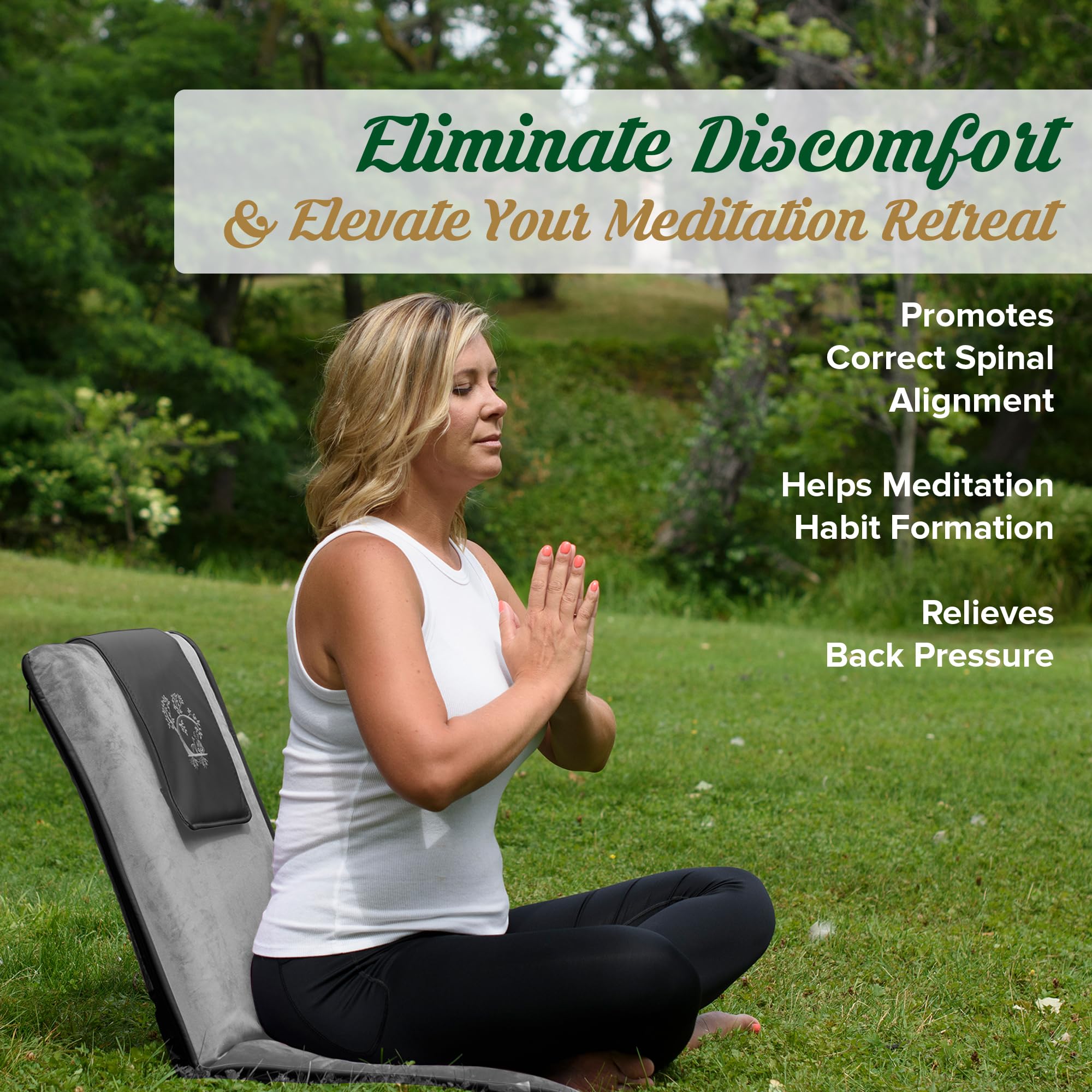 Premium Japanese Meditation Floor Chair with Adjustable Backrest - Foldable & Ergonomic Design for Yoga, Gaming, and Relaxation - Perfect for Home Meditation, Office Seating, and Zen Spaces