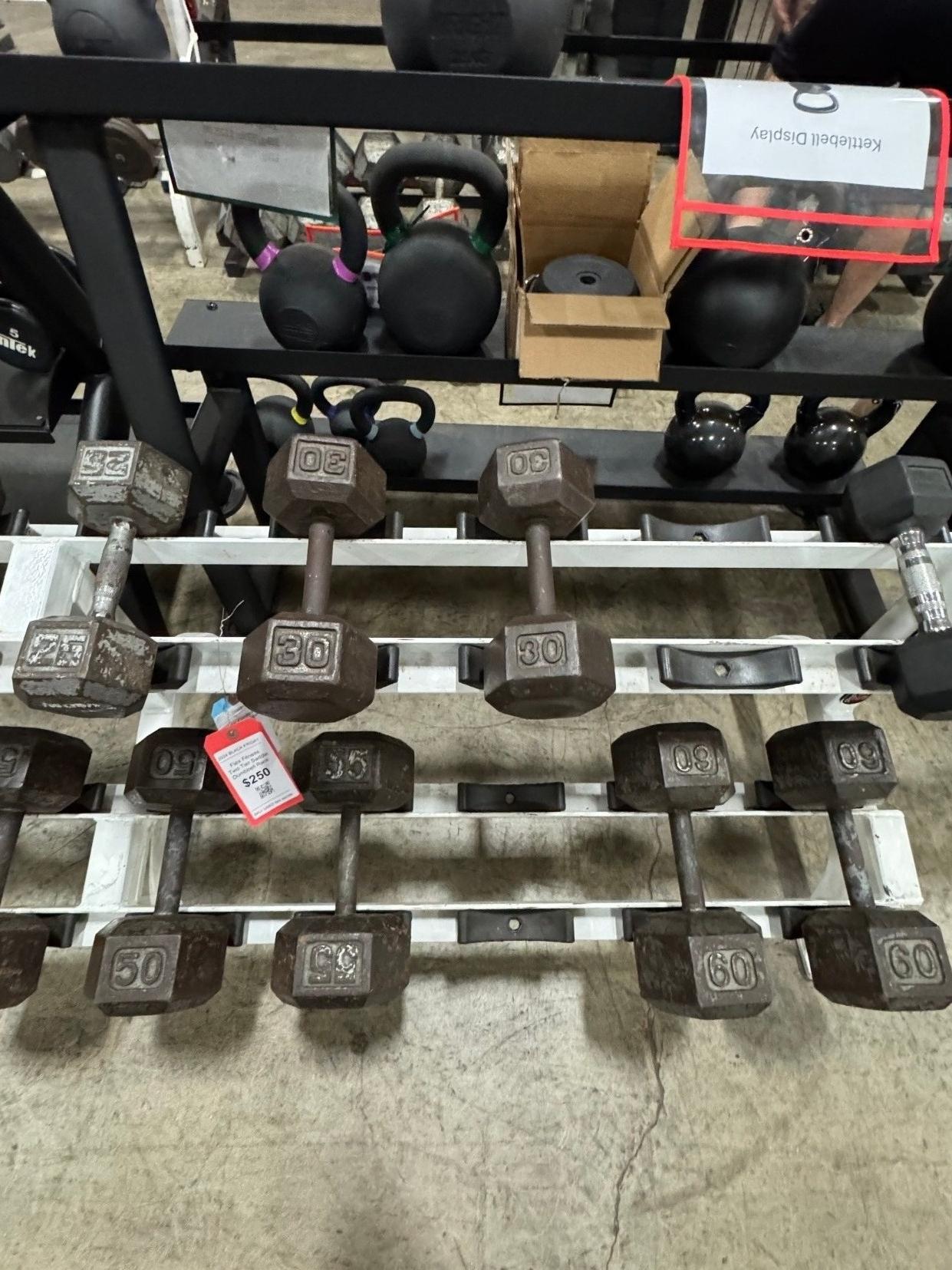 Vintage Cast Iron Dumbbells Set (Pair) - Perfect for Home Gym, Strength Training & Weightlifting Workouts