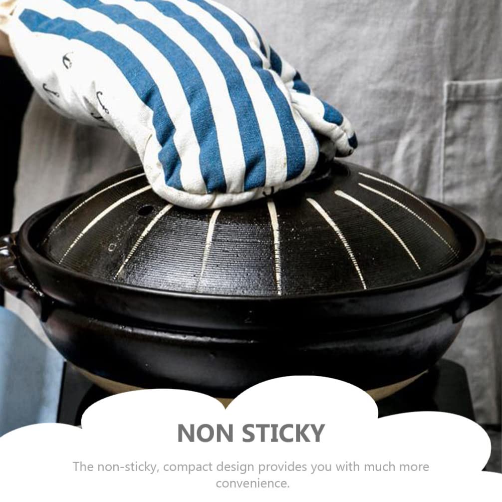 Authentic Japanese Donabe Clay Pot - Traditional Earthenware Casserole for Shabu Shabu, Sukiyaki & Hot Pot Cooking | Ceramic Soup Pot & Stock Pot for Japanese Cuisine | Perfect for Home Dining & Restaurant Use