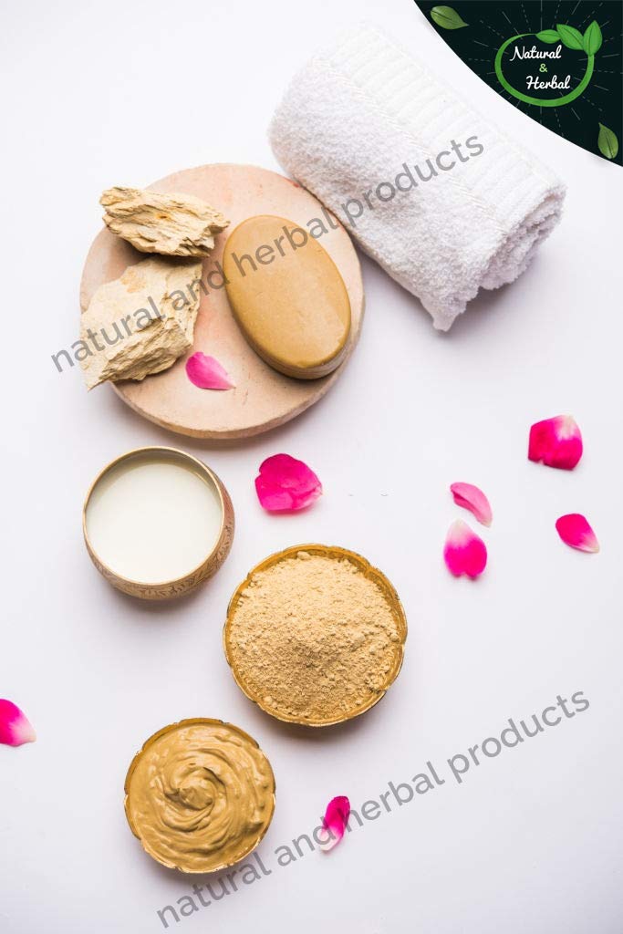 Multani Mitti Powder | Bentonite Clay | Fuller's Earth Clay | Natural Face Mask & Hair Care Treatment (Skin Brightening, Even Tone, Deep Cleansing) - 200g | DIY Beauty for Glowing Skin & Healthy Hair