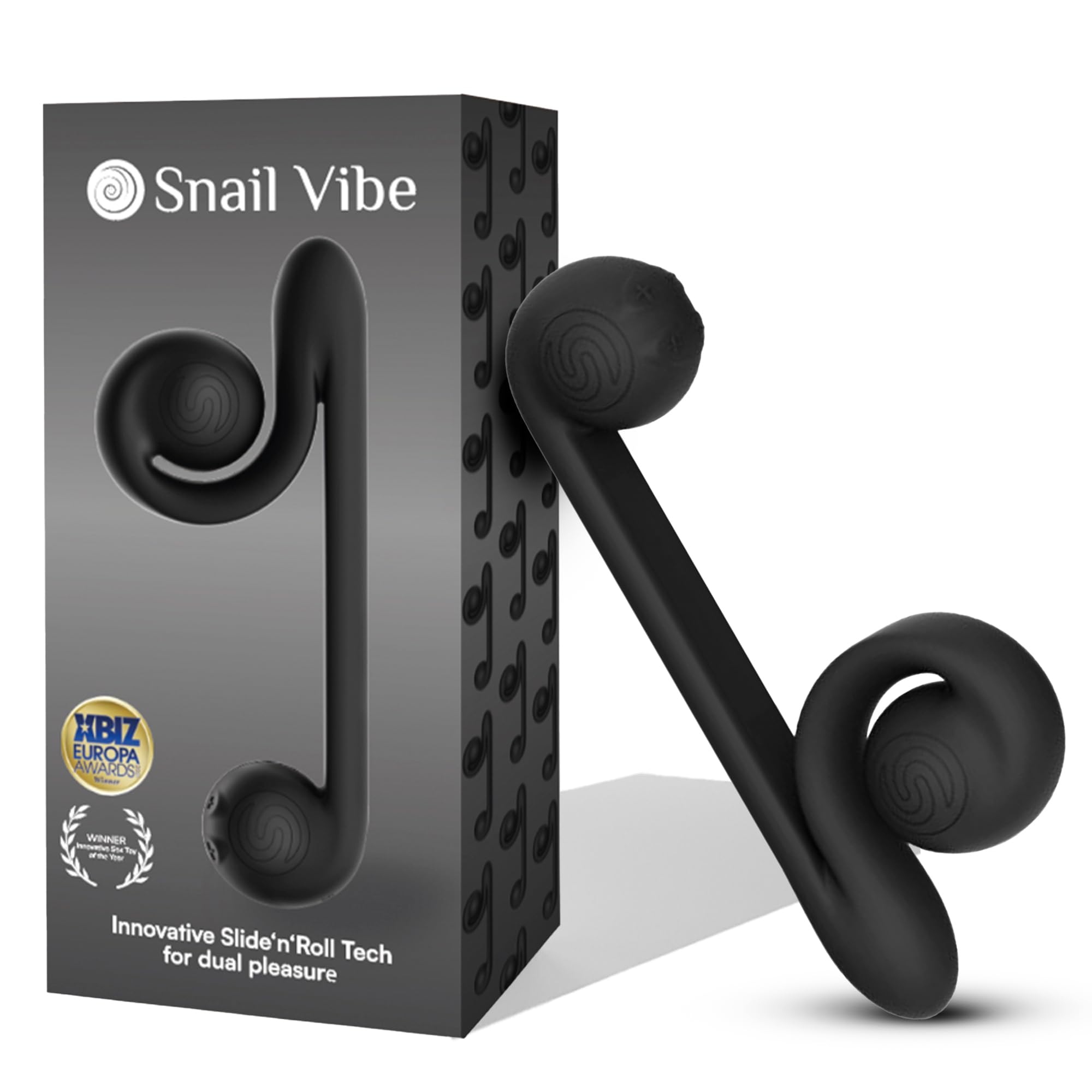 Premium G-Spot Vibrator - Waterproof & Rechargeable Silicone Stimulator - Powerful Yet Quiet Adult Sex Toy (Black) | Perfect for Solo Play & Couples Intimacy